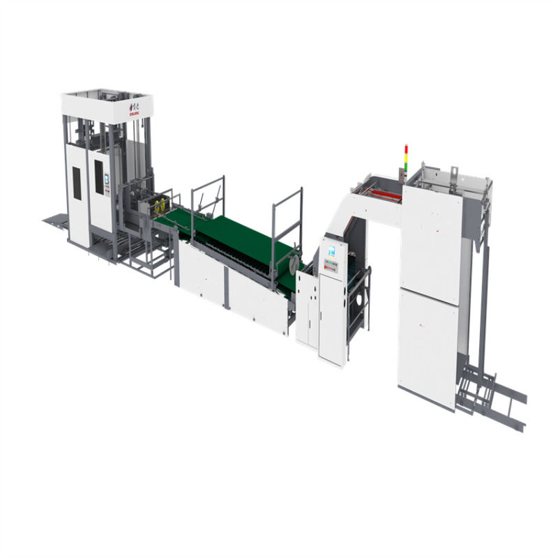 Laminator ความเร็วสูง Laminator ความเร็วสูง Flute วัสดุกระดาษ Membrane อุปกรณ์สําหรับกระบวนการ lamination บอร์ด corrugated