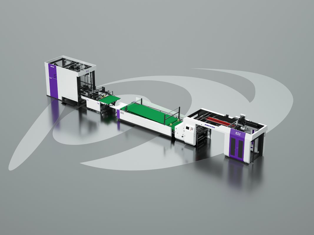 8800 2350 1700 มม เครื่องลามิเนเตอร์ฟลอยต์ เครื่องลามิเนติ้งอัตโนมัติ Post Coating เครื่องลามิเนติ้งออโต้สําหรับการลามิเนชั่นอย่างต่อเนื่อง