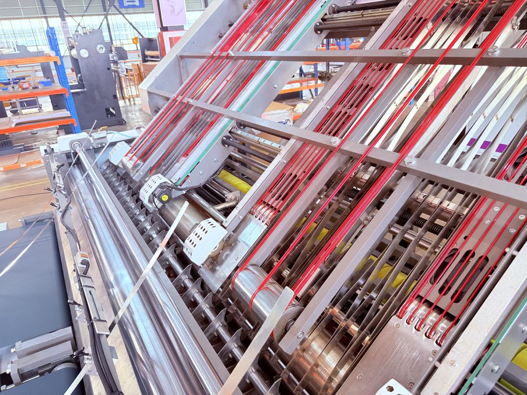 เครื่องติดกาวลูกฟูกแบบอัตโนมัติเสริมระบบควบคุมระยะไกล (อุปกรณ์เสริม) สำหรับประกอบแผ่นกระดาษลูกฟูก