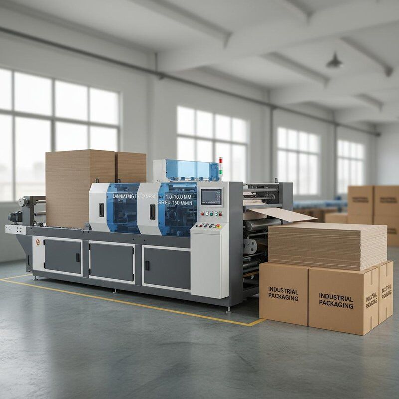 วัสดุกระดาษเปลือกผนัง ความเร็วสูง flotte laminator กับความหนา laminating ระยะ 1 ถึง 10 มม และประเภทการบรรจุกล่องสําหรับอุตสาหกรรม