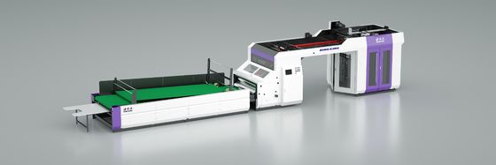 ระยะความหนาของแผ่น laminating 1 ถึง 10 มิลลิเมตร เครื่อง laminator กระดาษไวฟลอยท์ที่มีตัวเลี้ยงขอบนํา optional ให้การจัดการแผ่น